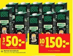 ICA Kvantum Barista havredryck erbjuda