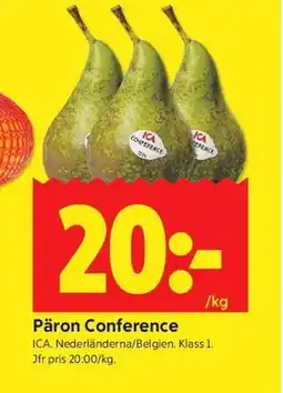 ICA Kvantum Päron Conference erbjuda