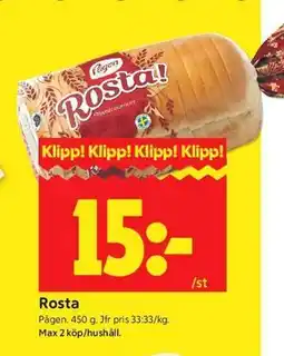 ICA Kvantum Rosta erbjuda