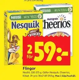 ICA Kvantum Flingor erbjuda