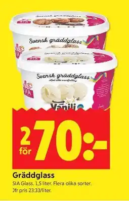 ICA Kvantum Gräddglass erbjuda