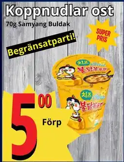 Supergrossen Koppnudlar ost erbjuda