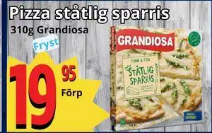 Pizza ståtlig sparris