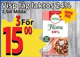 Supergrossen Visp låg laktos 24% erbjuda
