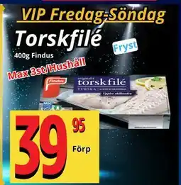 Supergrossen Torskfilé, Medlemspris erbjuda