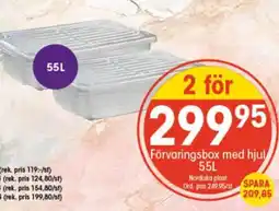 EKO Förvaringsbox med hjul erbjuda