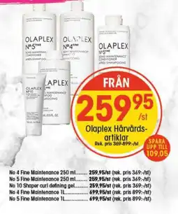 EKO Olaplex Hårvårds- artiklar erbjuda