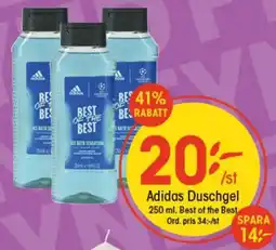 EKO Adidas Duschgel erbjuda