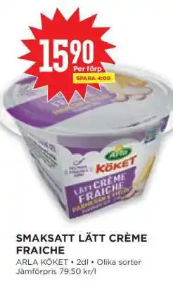 Willys Smaksatt Lätt Crème Fraiche erbjuda