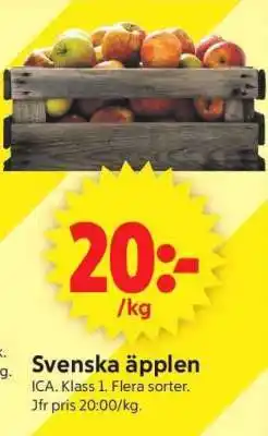 ICA Supermarket Svenska Äpplen erbjuda