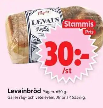 ICA Supermarket LEVAINBRÖD erbjuda