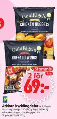 ICA Supermarket Ätklara kycklingdelar erbjuda