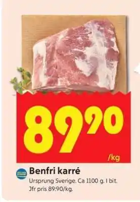 ICA Supermarket Benfri karré erbjuda