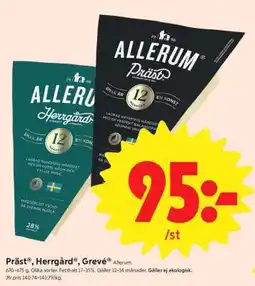ICA Supermarket PRÄST, HERRGÅRD, GREVÉ erbjuda