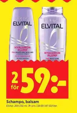 ICA Supermarket SCHAMPO, BALSAM erbjuda