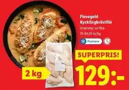 Lidl Flevogold Kycklingbröstfilé erbjuda