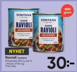 DollarStore Ravioli Fontana Bolognese erbjuda
