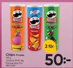 DollarStore Chips Pringles erbjuda