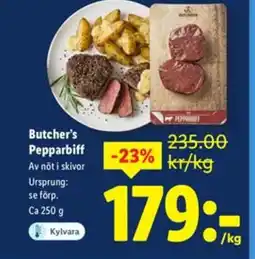Lidl Butcher's Pepparbiff erbjuda
