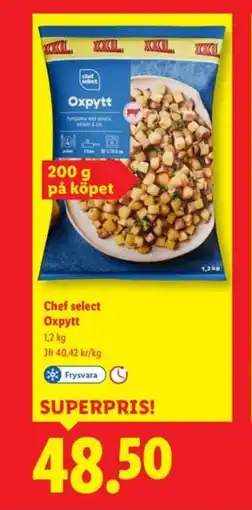 Lidl Chef select Oxpytt erbjuda