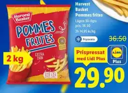 Lidl Harvest Basket Pommes frites erbjuda