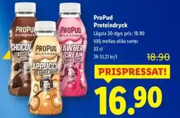Lidl ProPud Proteindryck erbjuda