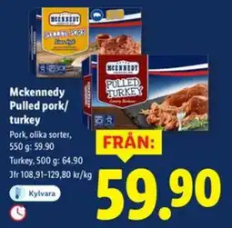 Lidl Mckennedy Pulled pork/ turkey erbjuda