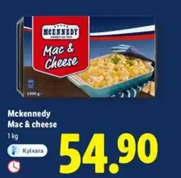 Lidl Mckennedy Mac & cheese erbjuda