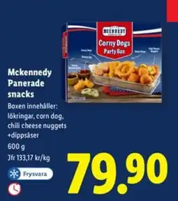 Lidl Mckennedy Panerade snacks erbjuda
