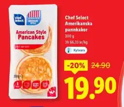 Lidl Chef Select Amerikanska pannkakor erbjuda