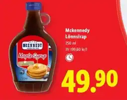 Lidl Mckennedy Lönnsirap erbjuda