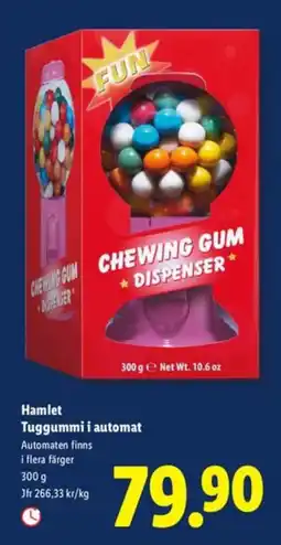 Lidl Hamlet Tuggummi i automat erbjuda