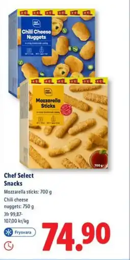 Lidl Chef Select Snacks erbjuda
