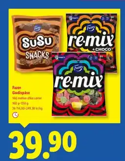 Lidl Fazer Godispåse erbjuda