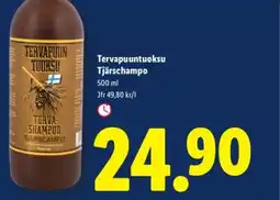 Lidl Tervapuuntuoksu Tjärschampo erbjuda