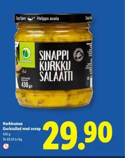 Lidl Herkkumaa Gurksallad med senap erbjuda