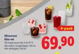 Lidl Silvercrest Glas-set erbjuda