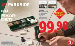 Lidl Parkside Reparationsset erbjuda