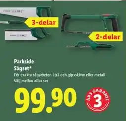 Lidl Parkside Sågset erbjuda