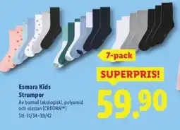 Lidl Esmara Kids Strumpor erbjuda