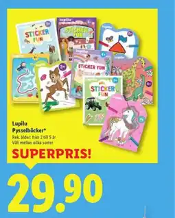 Lidl Lupilu Pysselböcker erbjuda