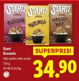 Lidl Start Granola erbjuda