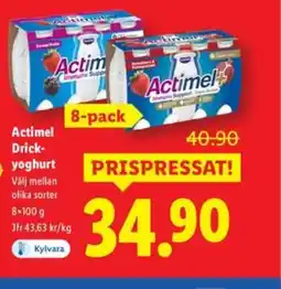 Lidl Actimel Drickyoghurt erbjuda