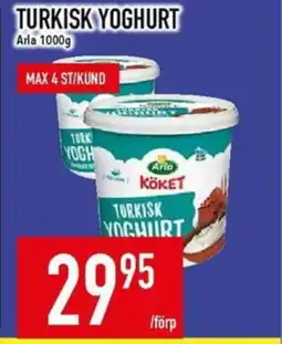 Matdax Arla Turkisk yoghurt erbjuda