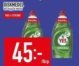 Matdax YES Diskmedel erbjuda