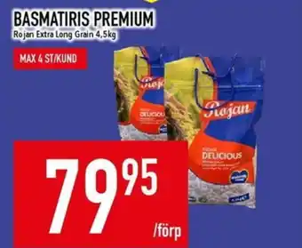 Matdax Rojan Basmatiris premium erbjuda