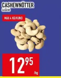 Matdax Cashewnötter erbjuda