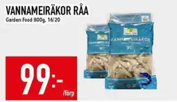 Matdax Garden Food Vannameiräkor Råa erbjuda