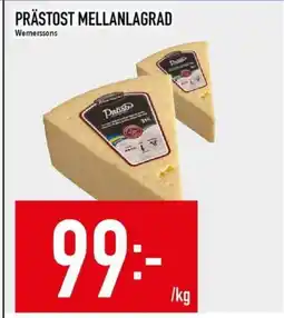 Matdax Wemerssons Prästost mellanlagrad erbjuda