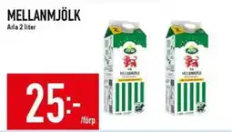 Matdax Arla Mellanmjölk erbjuda